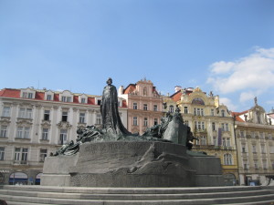 Pomník mistra Jana Husa od Ladislava Šalouna